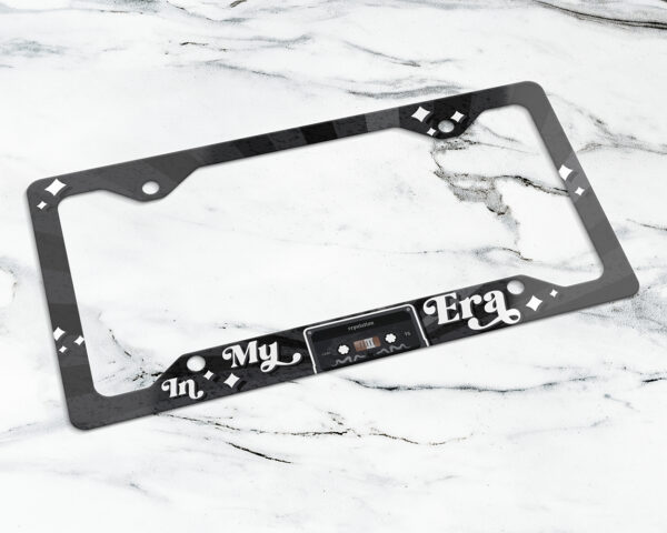 In my Reputation era vintage cassette tape license plate frame