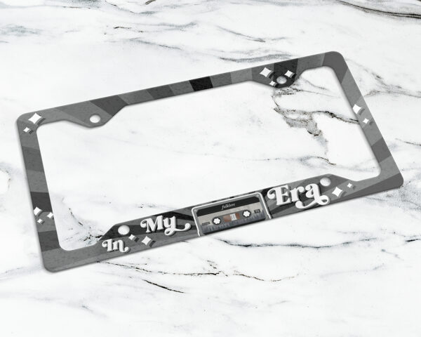 In my Folklore era vintage cassette tape license plate frame