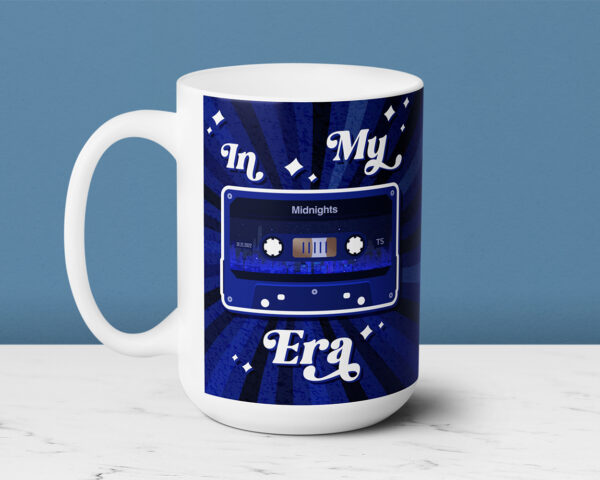 In my Midnights era vintage cassette tape ceramic mug