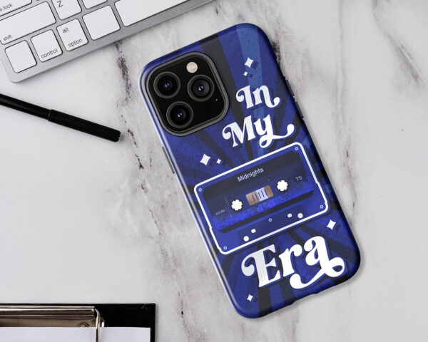 In my Midnights era vintage cassette tape phone case
