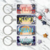 Collection of JJK anime characters acrylic keychains