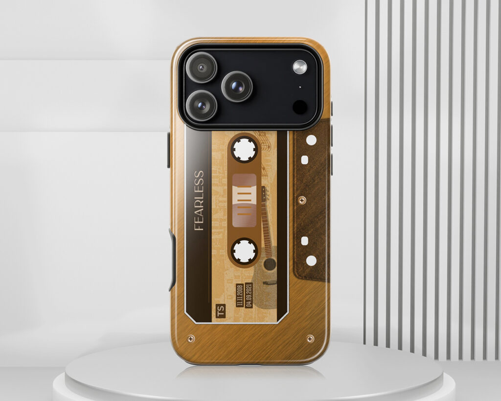 Fearless era cassette tape phone case
