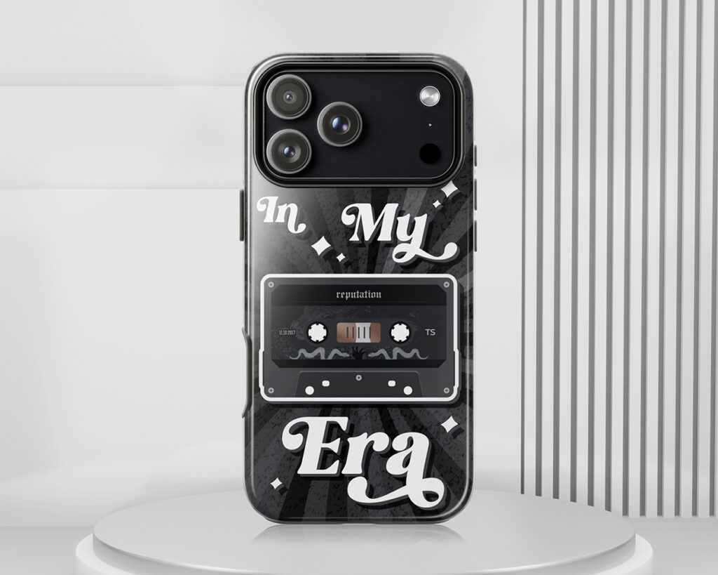 In my Reputation era vintage cassette tape phone case