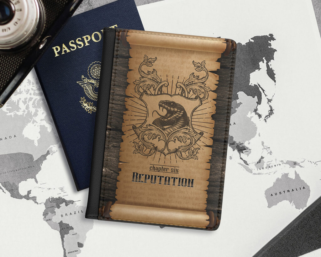Reputation era medieval scroll passport cover