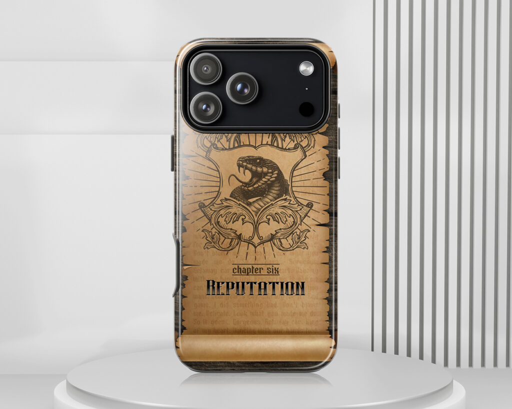 Reputation era medieval scroll phone case
