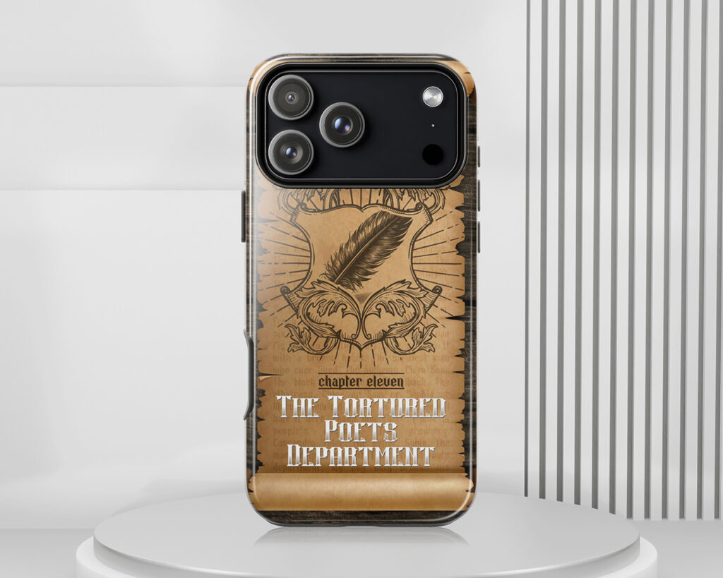 Tortured Poets era medieval scroll phone case