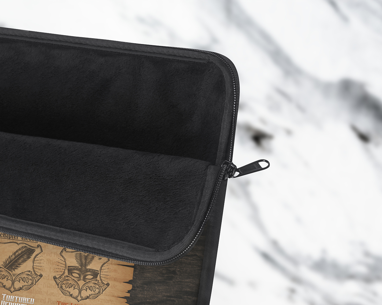 All eras medieval scroll laptop sleeve - Image 2