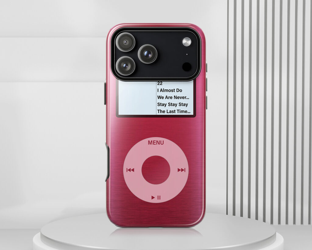 Red era iPod Nano style phone case