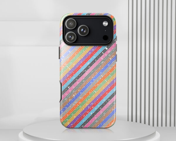 Song titles Era color stripes phone case
