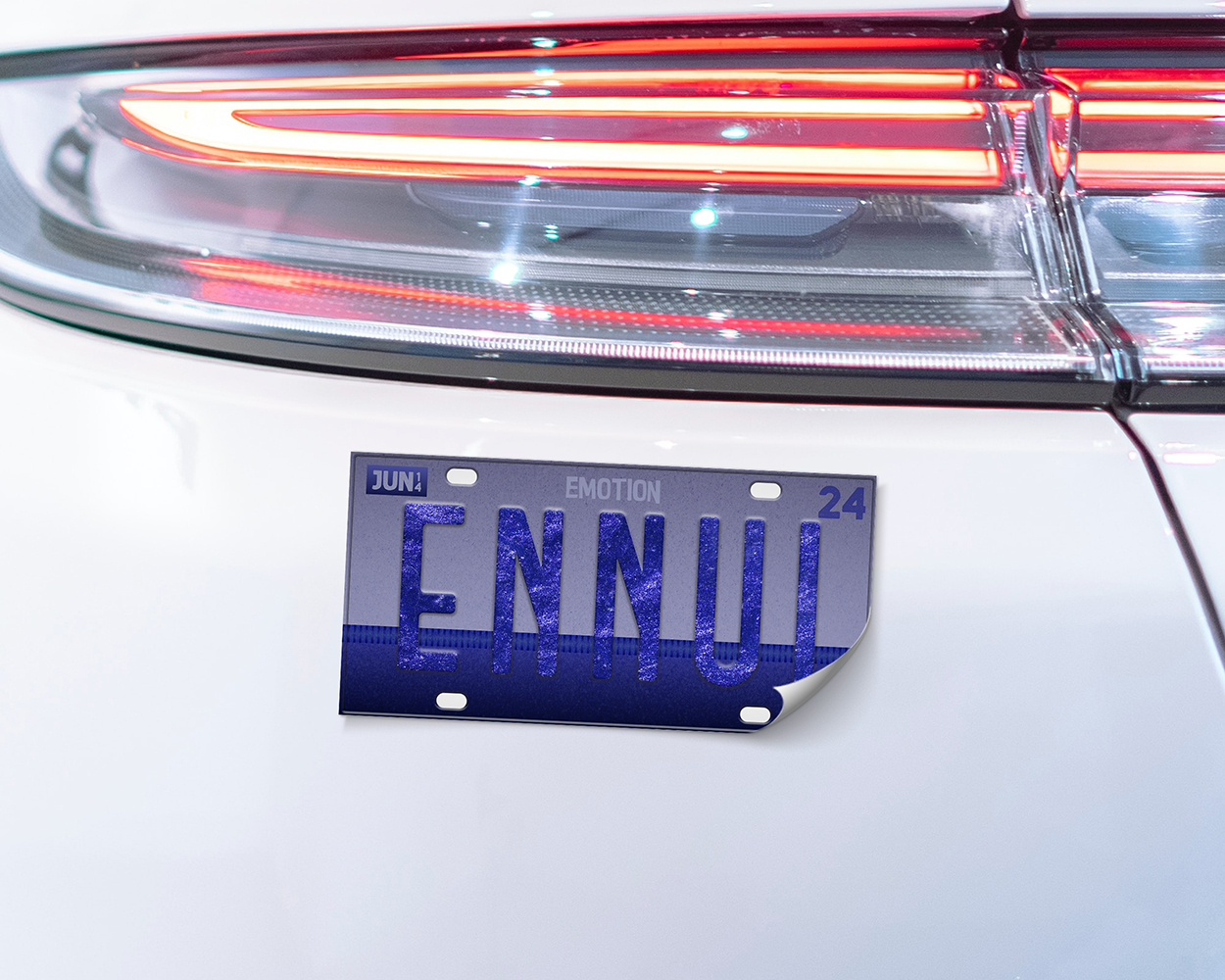 Ennui emotion bumper sticker - Image 2