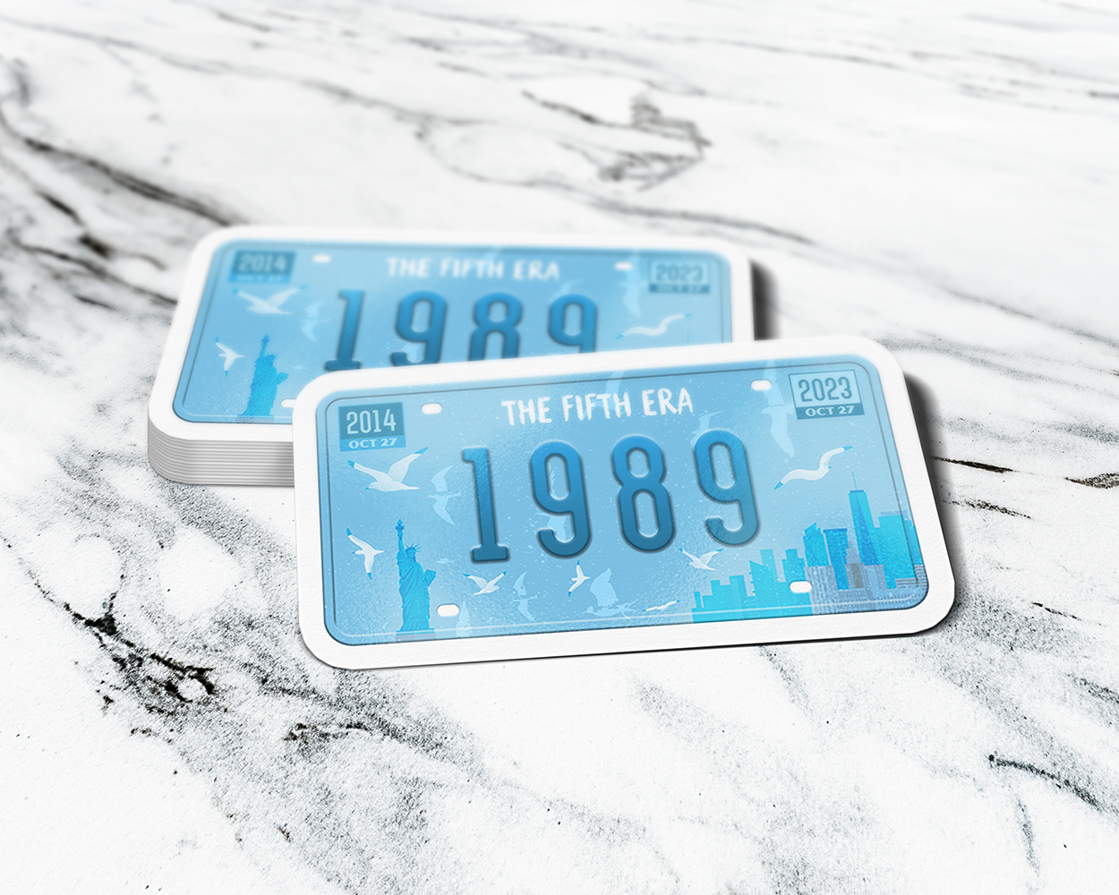 1989 era license plate sticker - Image 2