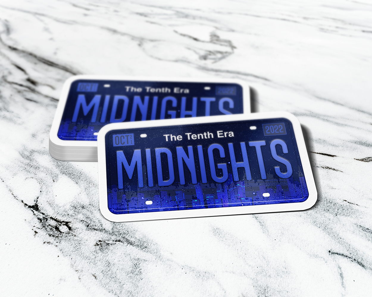 Midnights era license plate sticker - Image 2