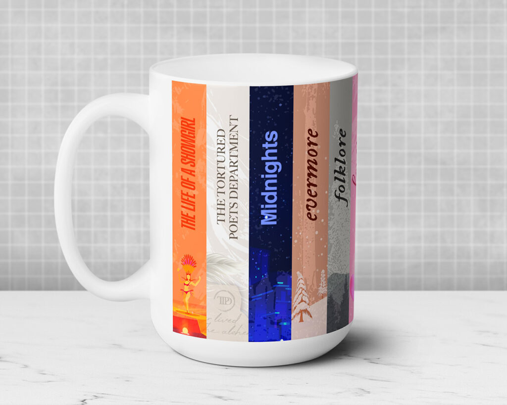 The Eras ceramic mug