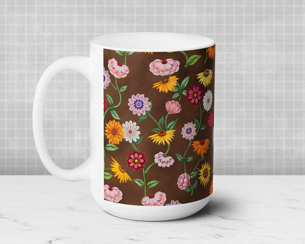 Piano Flowers The Eras Tour ceramic mug