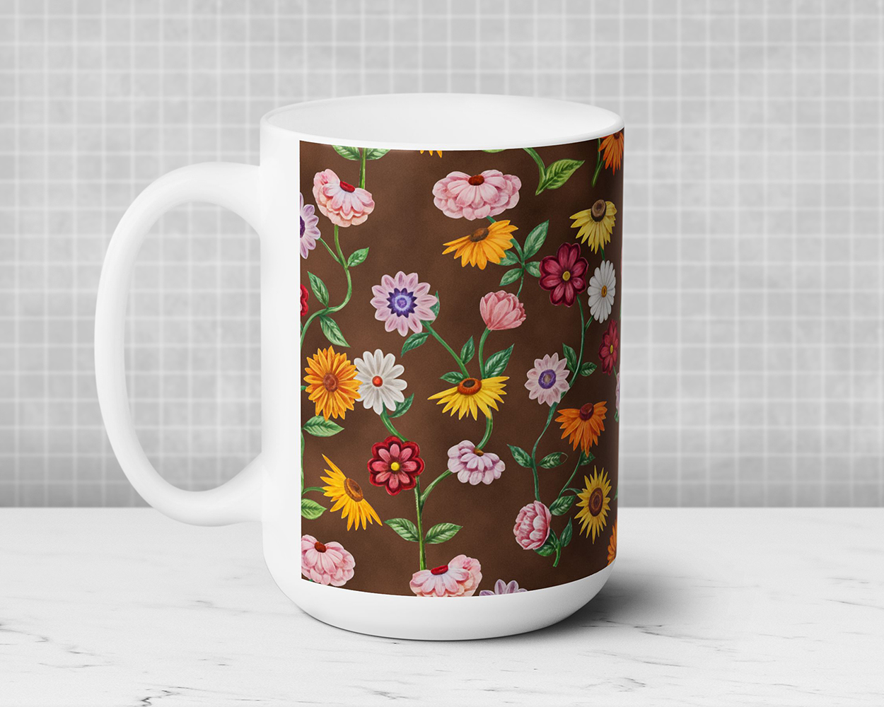 Piano Flowers The Eras Tour ceramic mug