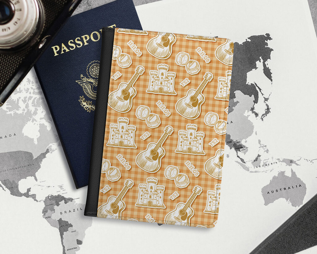 Fearless era icon pattern passport cover