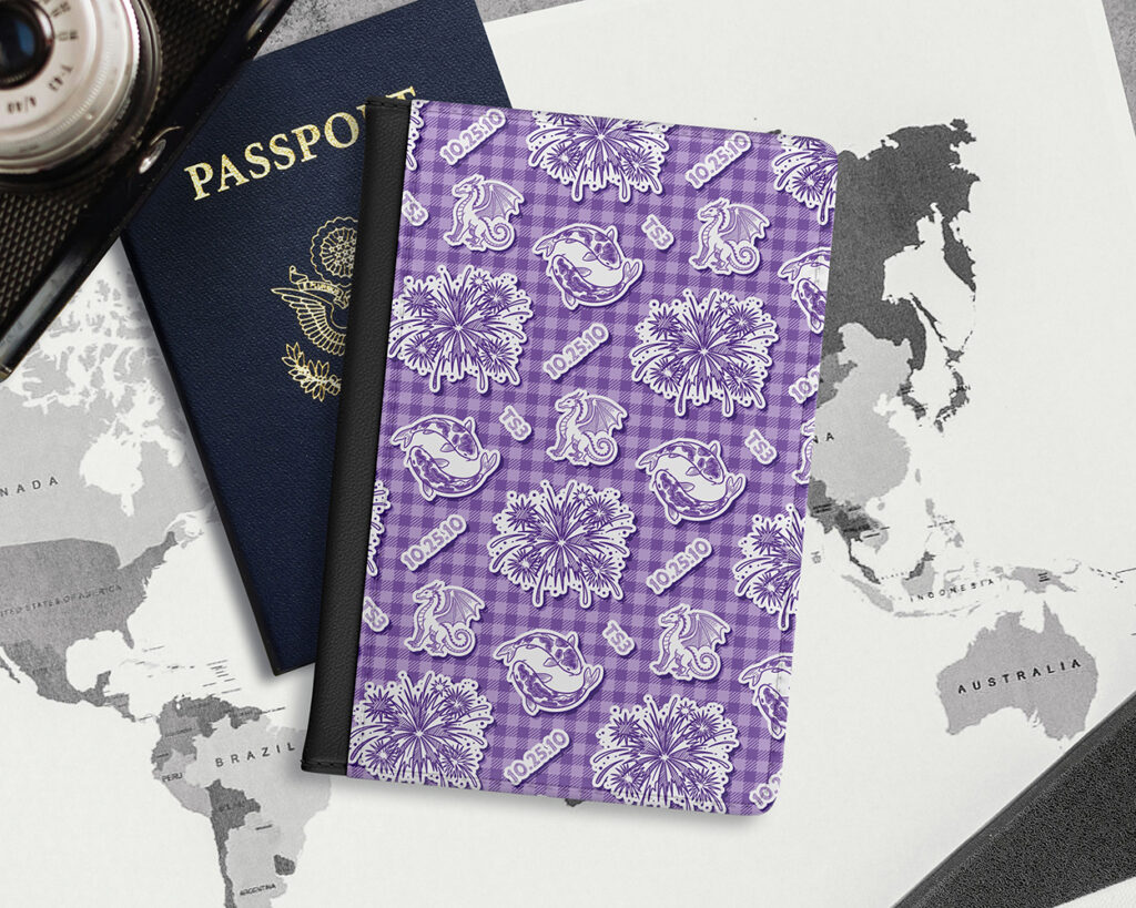 Speak Now era icon pattern passport cover