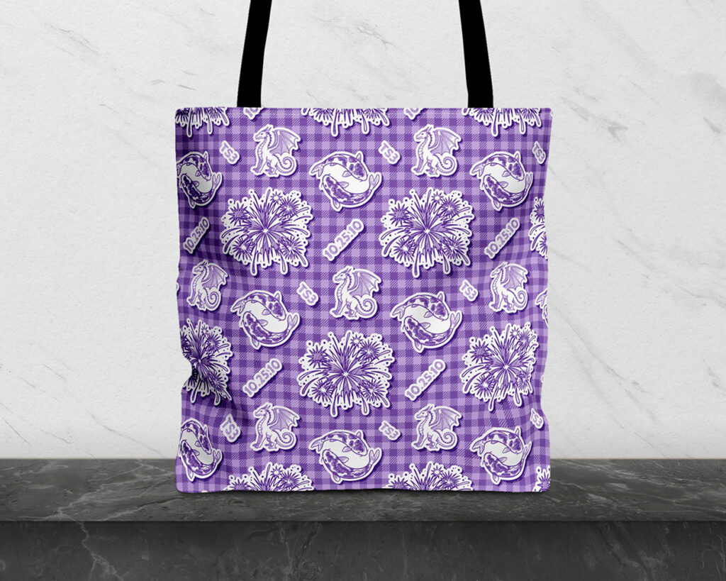 Speak Now era icon pattern tote bag