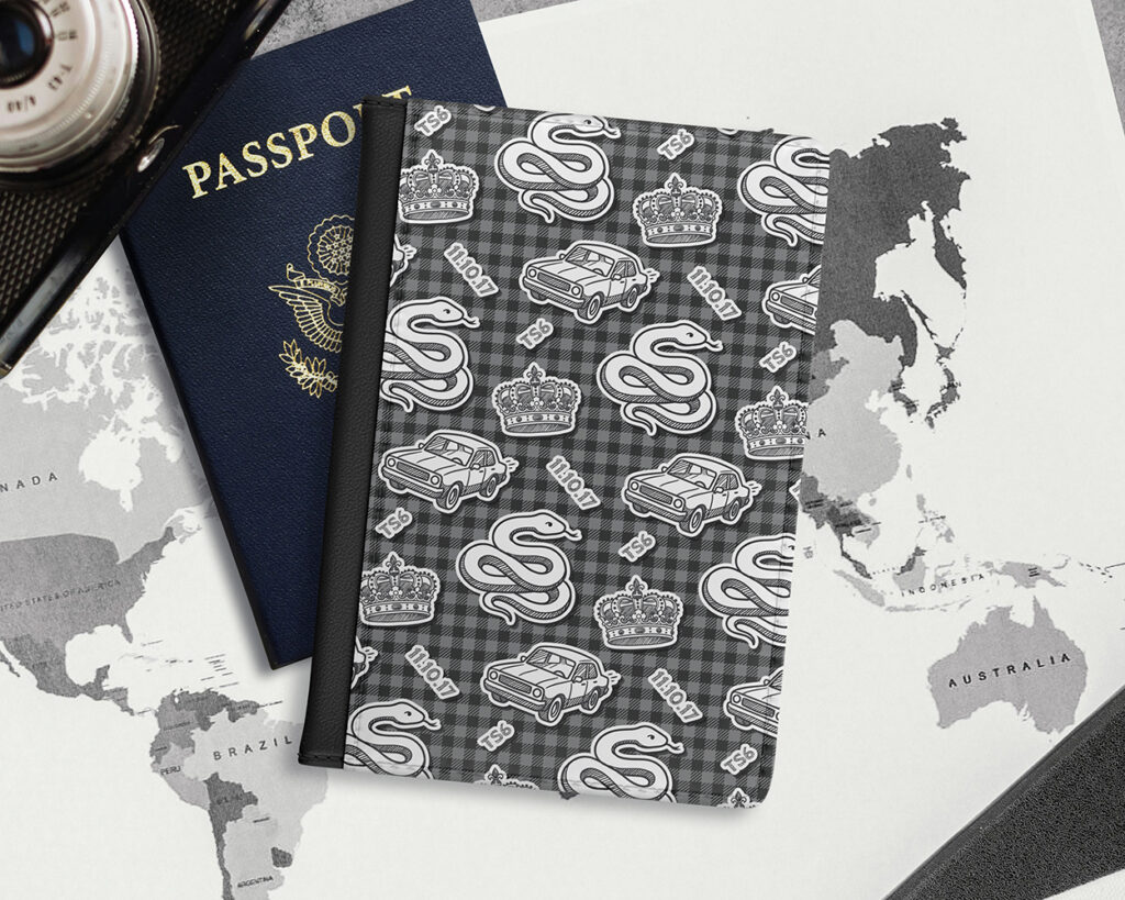 Reputation era icon pattern passport cover